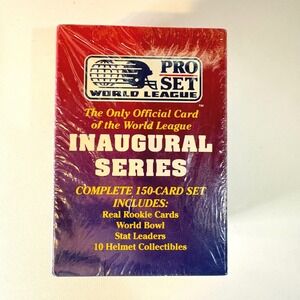 1991 Pro Set World League Inaugural Series Factory Sealed 150 Card Set Vintage